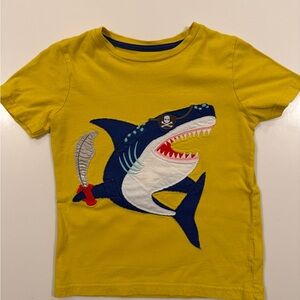 Mini Boden Yellow Pirate Shark Tee